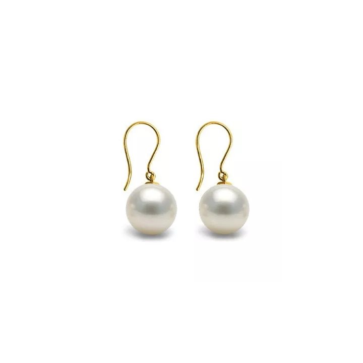 Orecchini in oro 18kt e perle coltivate d'acqua dolce