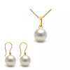 Parure de bijoux or 18k perles de culture eau douce- Poemana bijoux