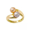 Bague Amor Or jaune 18 K et perles de culture 