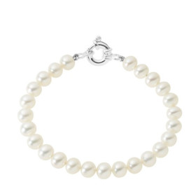 Bracelet Perle de culture blanche ronde Perles dAnge 