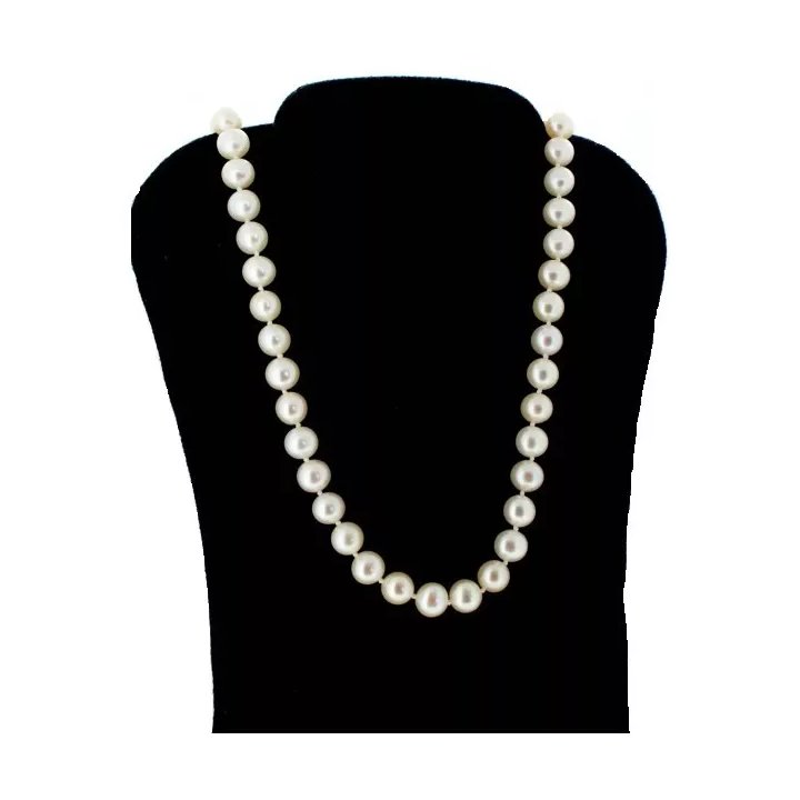 Collana Divine di perle coltivate d'acqua dolce tonde
