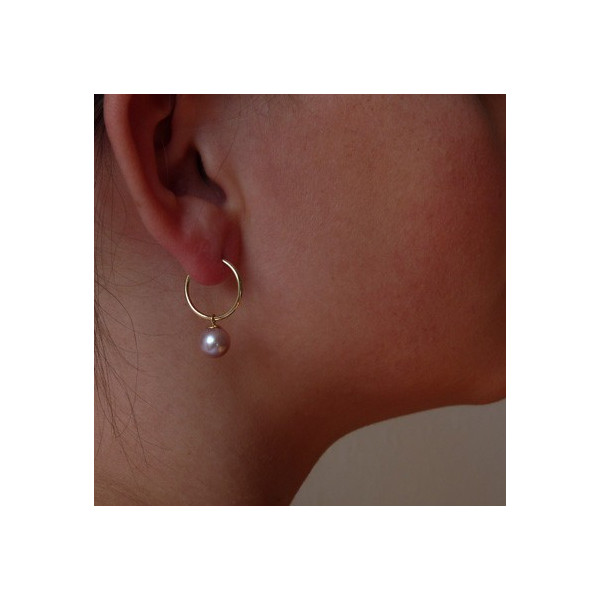 Boucles d'oreilles perles de Tahiti