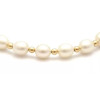 Bracelet Or 18 K perles de culture blanches