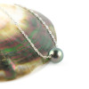 Collier en Or 18 K avec une perle de Tahiti ronde