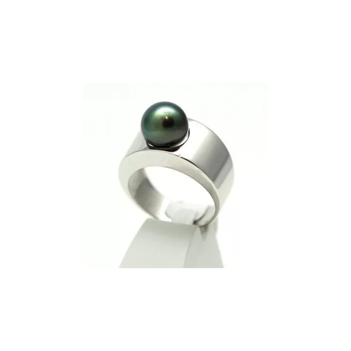 Ring Jolanta aus Silber mit Tahiti-Perle