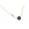 Collier Or 18 K  perle de Tahiti ronde 