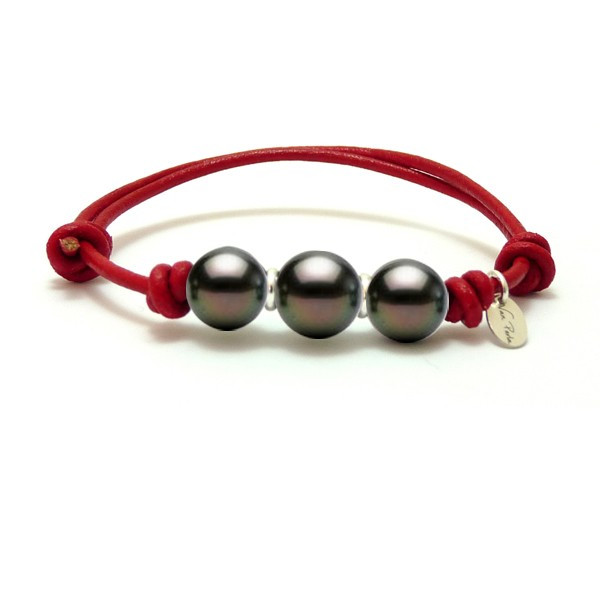 Bracelet extensible en perles rondes couleur bonbon avec breloque coeur  cerise pour femme en gros pour création de bijoux 
