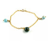 Bracelet Lagoon Tahiti and Larimar