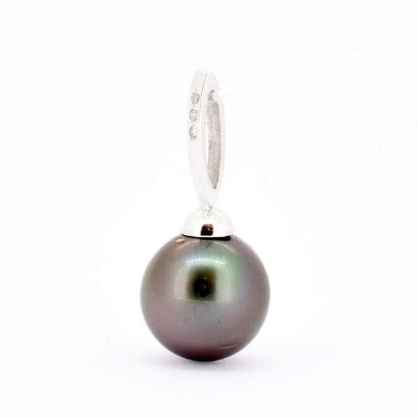 Eve 18 carats gold pendant with a Tahitian cultured pearl