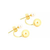 Asa 18k gold and Akoya pearl earrings