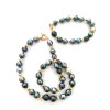 Cordelia gold set Tahitian pearls