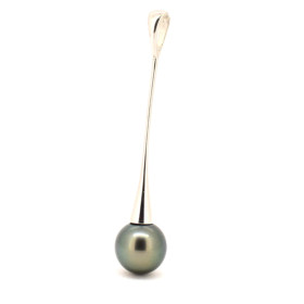 Chimene 18 White Gold pendant with Tahitian pearl