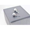 Perles d'or 18k gold stud earrings