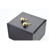 Perles d'or 18k gold stud earrings