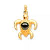 Tamago 18k gold necklace with a Tahitian pearl