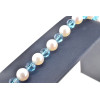  Darling freshwater pearls and  Svarowski stones bracelet