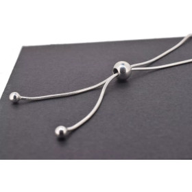 Bracelet Milan en argent et une pierre de jade - Poemana