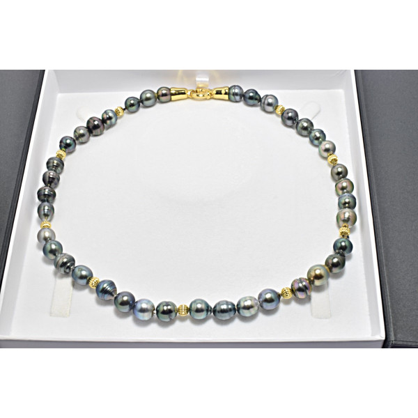 Marquise Tahitian pearl necklace