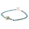  Grazia bracelet with apatite stones and a Tahitian pearl