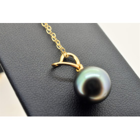 Passion 18K gold pendant with Tahitian pearl