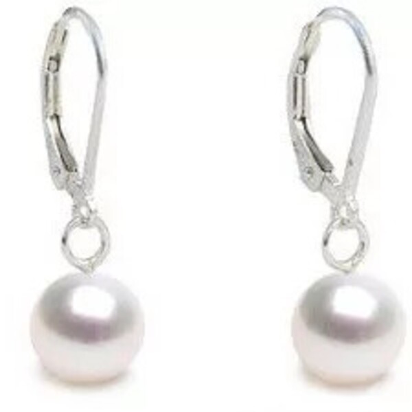 Rose May 18K Gold earrings with cultured pearls