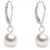 Rose May 18K Gold earrings with cultured pearls