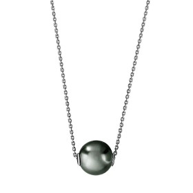 Vicki 18K white gold necklace with a Tahitian pearl - Poemana