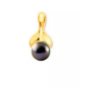 Ocean Tahitian pearl gold pendant