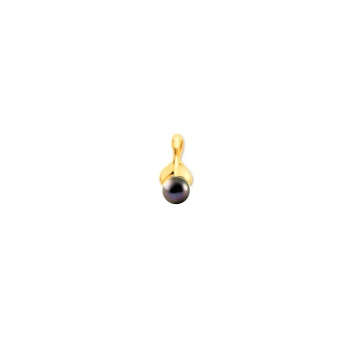 Colgante Ocean de oro de 18 quilates con perla de Tahití