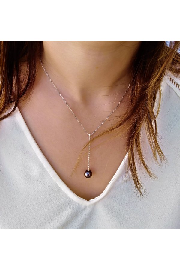 Collier En Or Jaune 18 Carats Tahiti – Neuf Avec étiquettes, Pureté 18 Carats, Métal Or Jaune