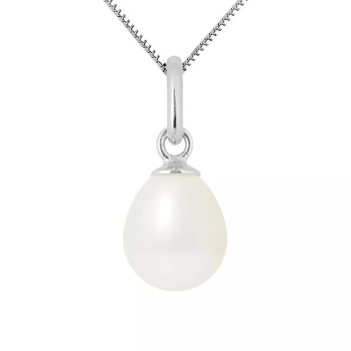 Ciondolo Astrid in argento con perla coltivata d'acqua dolce