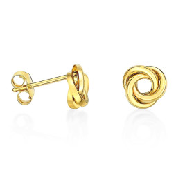  18k gold stud earrings