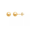 Perles d'or 18k gold stud earrings