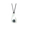 Anchor silver  and Tahitian pearl pendant