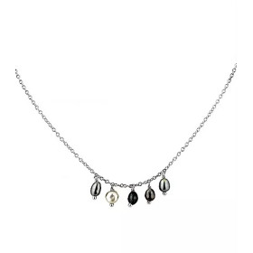 Collier argent perles keshis Tahiti Vahi