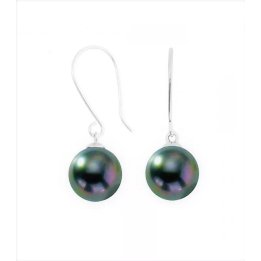 Pendientes Anissa de plata con perlas de Tahití