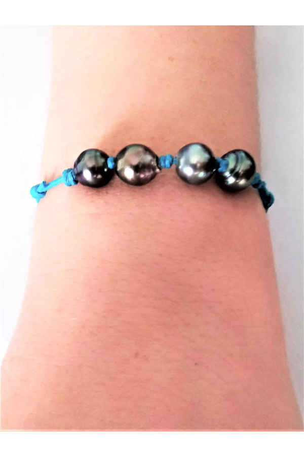 Bracelet Manchette 30 mm fermoir aimanté N°02 - Loulou Perlou