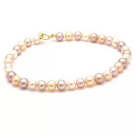 Isis multicolor cultured pearl bracelet
