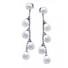 Boucles argent perles eau douce Cotton Cany