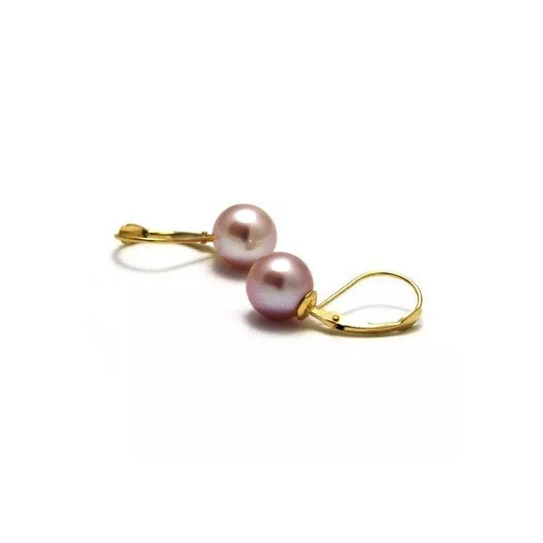 Zaphira cultured pearl gold earrings