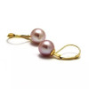 Boucles  en or 18k et perles de culture eau douce Zaphira