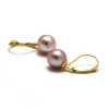 Zaphira cultured pearl gold earrings