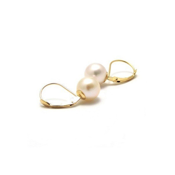 Zaphira cultured pearl gold earrings