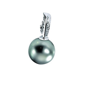  Faru Silver pendant with Tahitian pearl