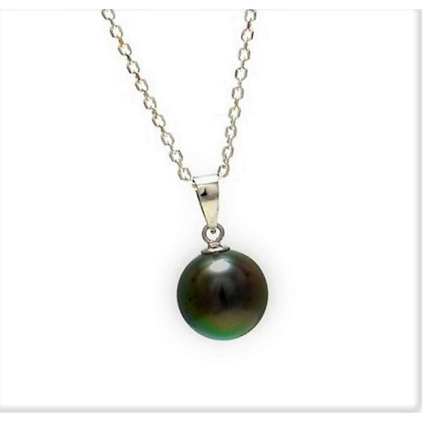 Toucan silver pendant with a Tahitian pearl - Poemana