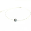 Essentiel Tahitian pearl silver necklace