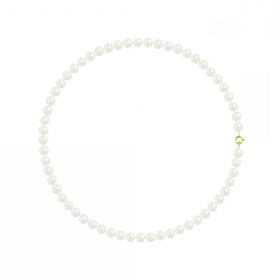 Claire white cultured pearl necklace