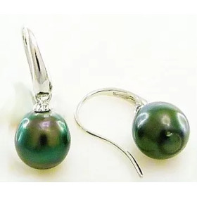 Boucles d'oreilles perles de Tahiti poires Mia