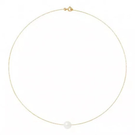 Collier en or 18k et perle de culture eau douce