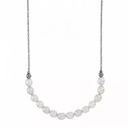 Collana di perle d'acqua dolce ovali Lara.